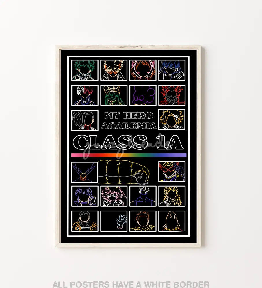 Hero Class Poster Posters Prints & Visual Artwork