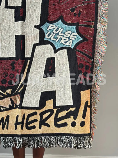 Hero Comic Woven Blanket *PRE-ORDER* Blankets