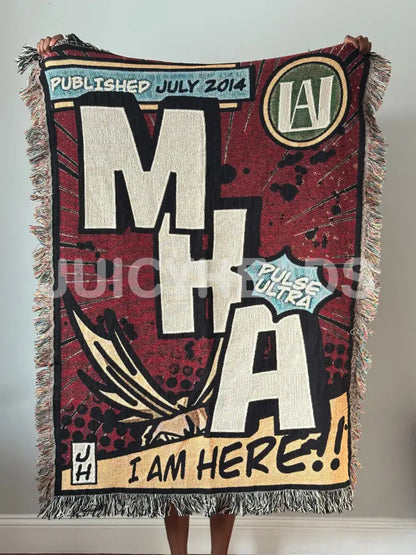 Hero Comic Woven Blanket *PRE-ORDER* Blankets