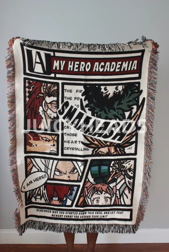 Hero & Villains Woven Blanket *Pre-Order* (Please Read Description Before Buying) 37 X 52 (Size 1)