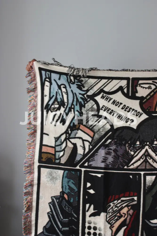 Hero & Villains Woven Blanket *Pre-Order* (Please Read Description Before Buying) Blankets