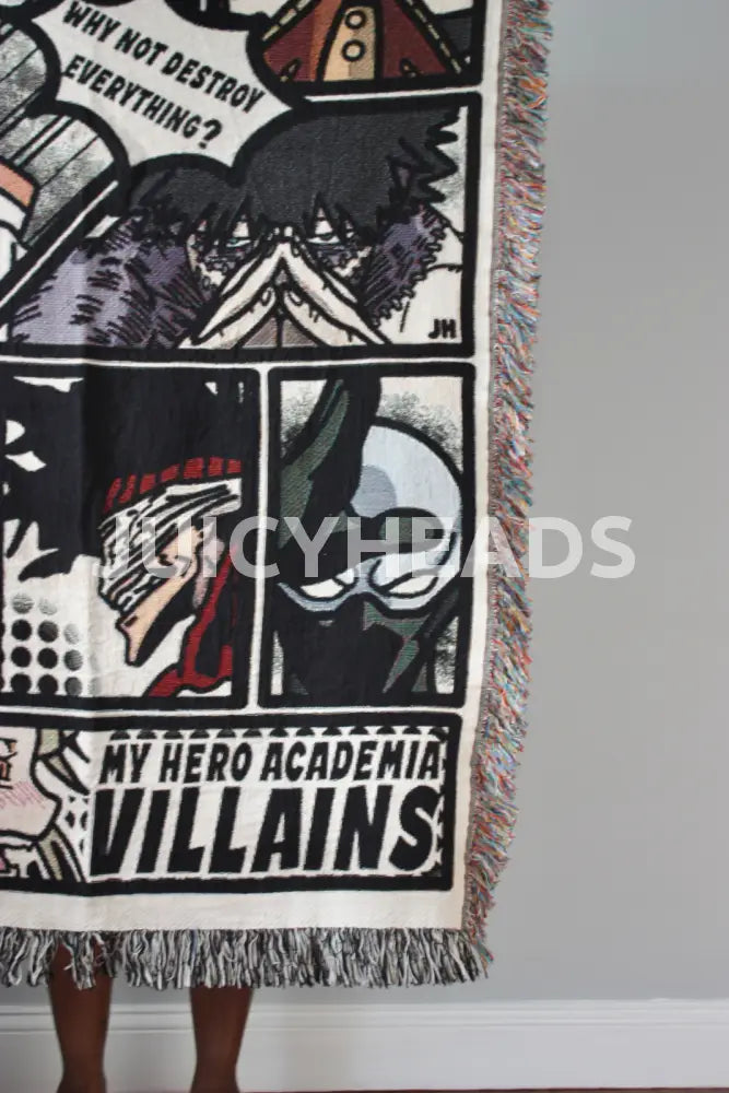 Hero & Villains Woven Blanket *Pre-Order* (Please Read Description Before Buying) Blankets