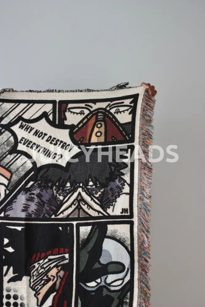 Hero & Villains Woven Blanket *Pre-Order* (Please Read Description Before Buying) Blankets