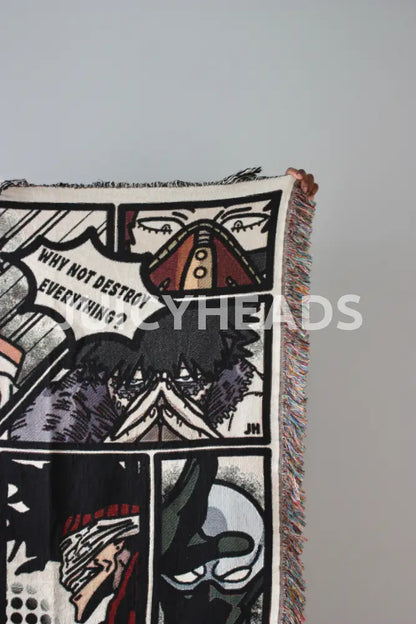 Hero & Villains Woven Blanket *Pre-Order* (Please Read Description Before Buying) Blankets