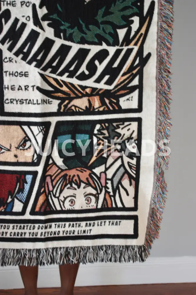 Hero & Villains Woven Blanket *Pre-Order* (Please Read Description Before Buying) Blankets