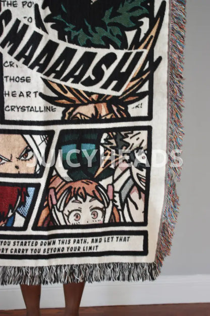 Hero & Villains Woven Blanket *Pre-Order* (Please Read Description Before Buying) Blankets