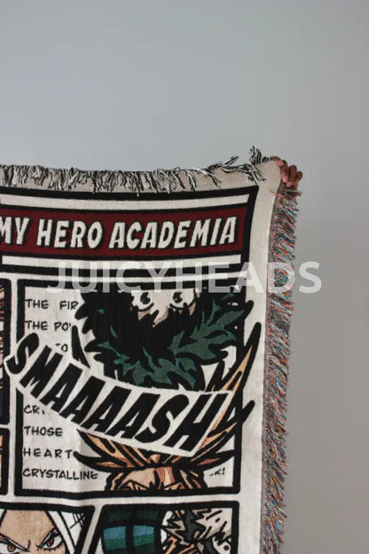 Hero & Villains Woven Blanket *Pre-Order* (Please Read Description Before Buying) Blankets