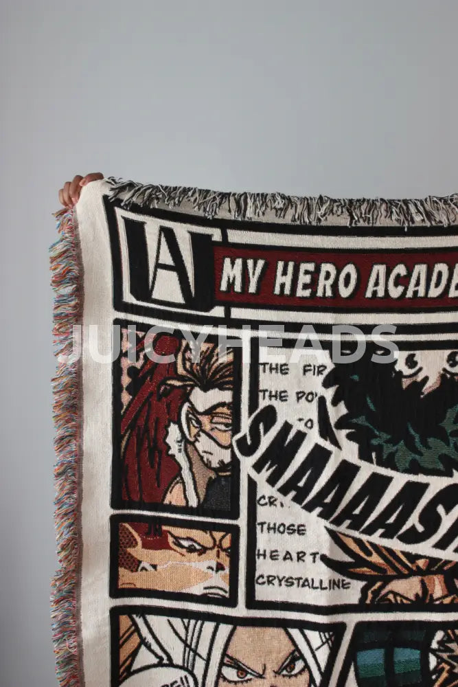 Hero & Villains Woven Blanket *Pre-Order* (Please Read Description Before Buying) Blankets