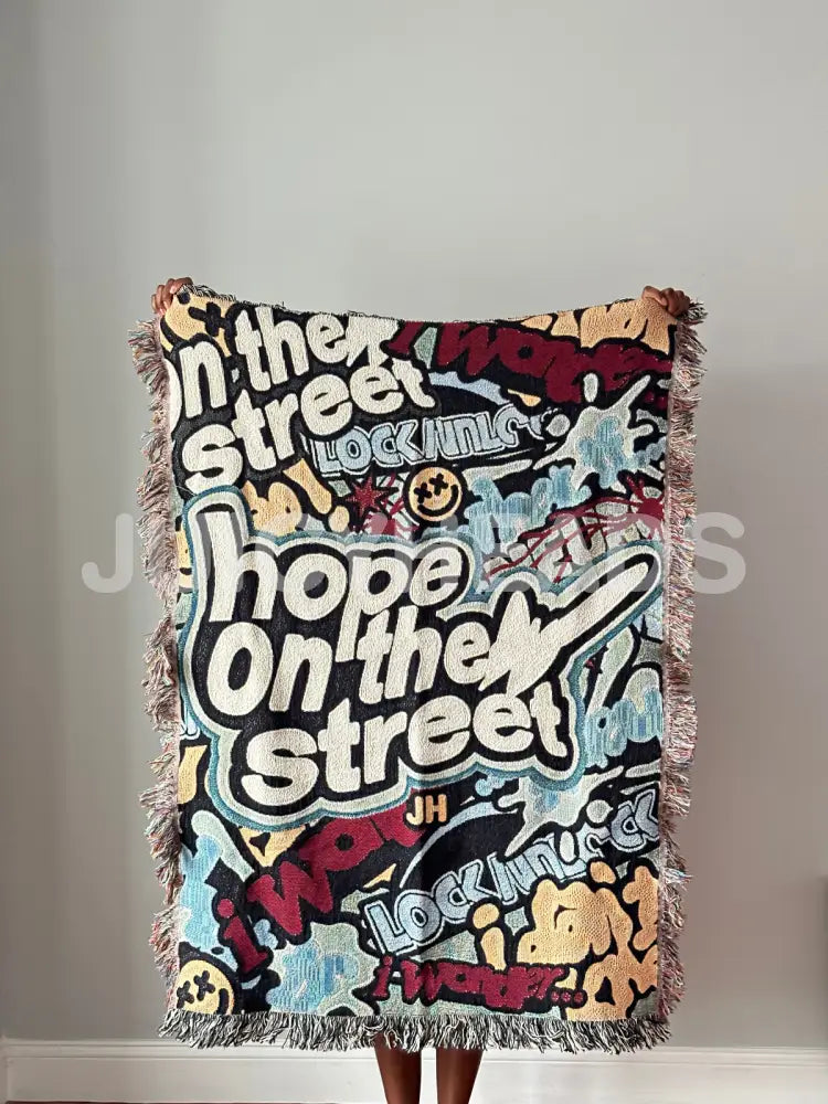 Hope On The Street Woven Blanket *Pre - Order* Blankets