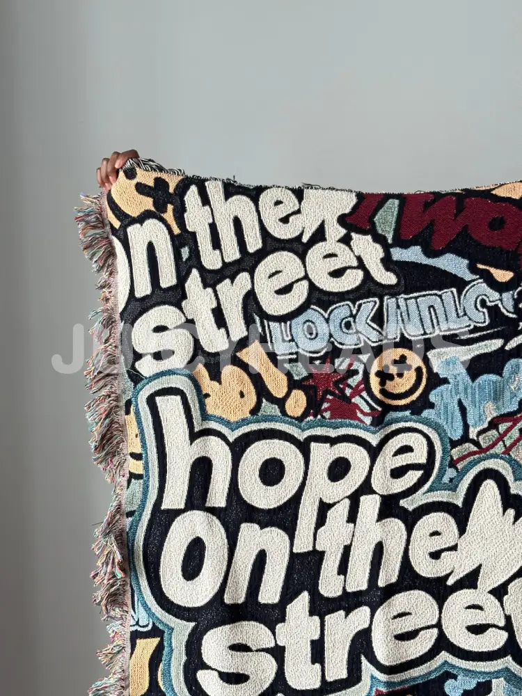 Hope On The Street Woven Blanket *Pre - Order* Blankets