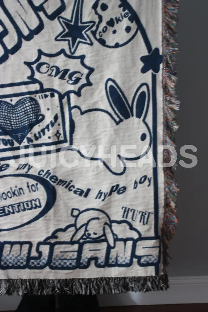 Jeans Woven Blanket *Pre-Order* (Please Read Description Before Buying) Blankets