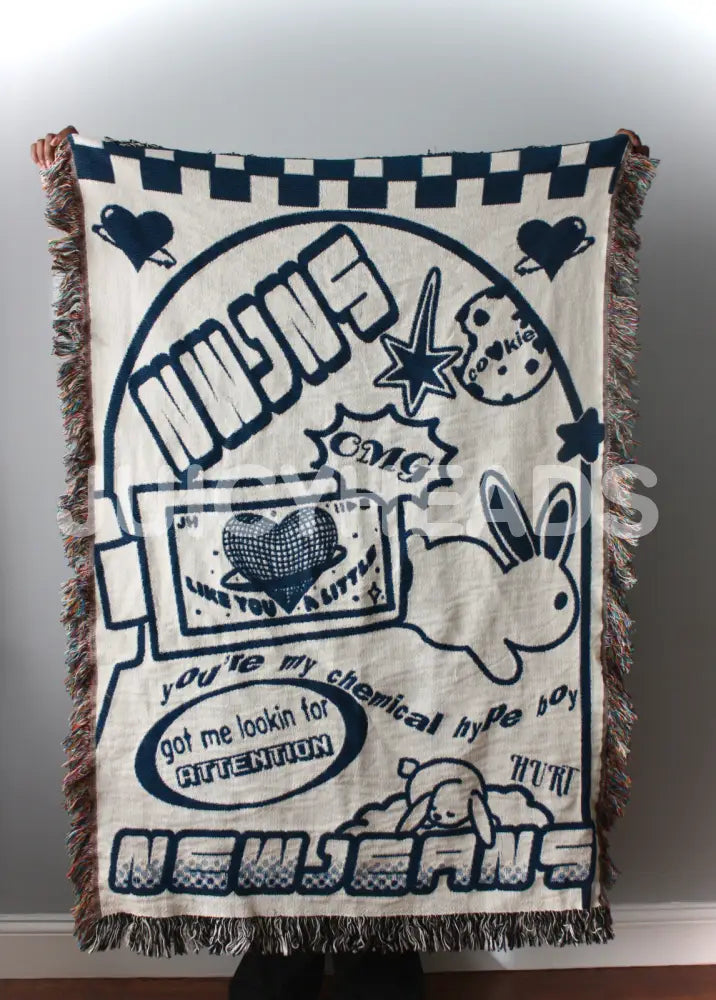 Jeans Woven Blanket *Pre-Order* (Please Read Description Before Buying) Blankets