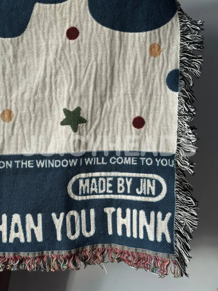 Jin Happy Woven Blanket *Pre-Order* Blankets