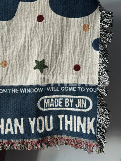 Jin Happy Woven Blanket *Pre-Order* Blankets
