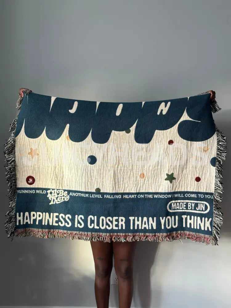 Jin Happy Woven Blanket *Pre-Order* Blankets