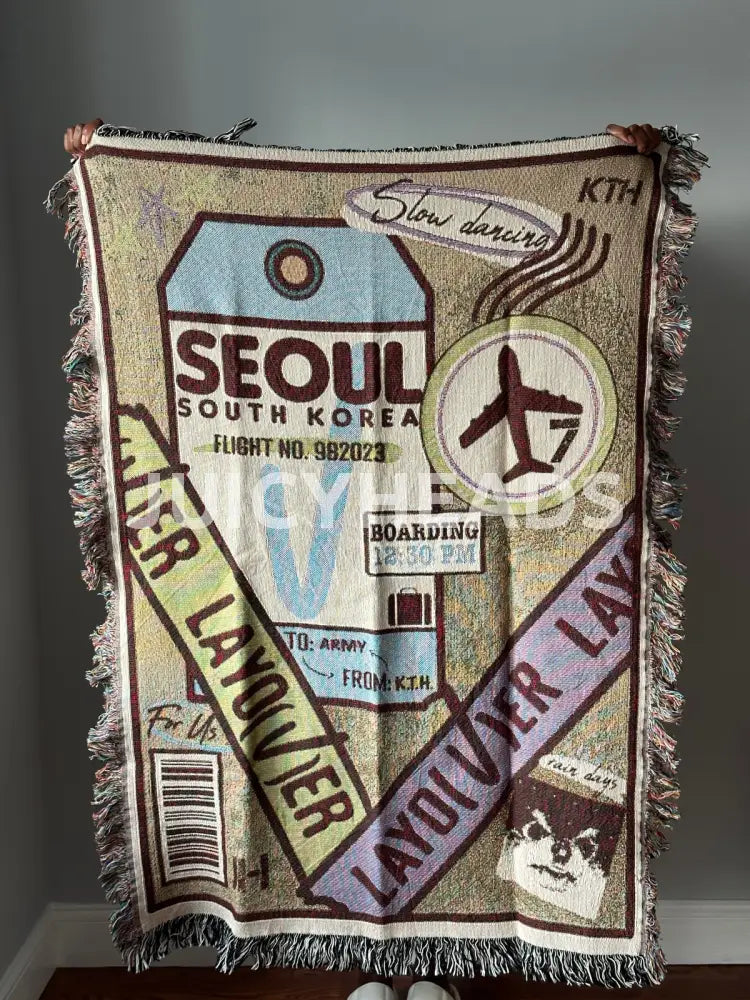 Layover Woven Blanket *Pre-Order* (Please Read Description Before Buying) Blankets