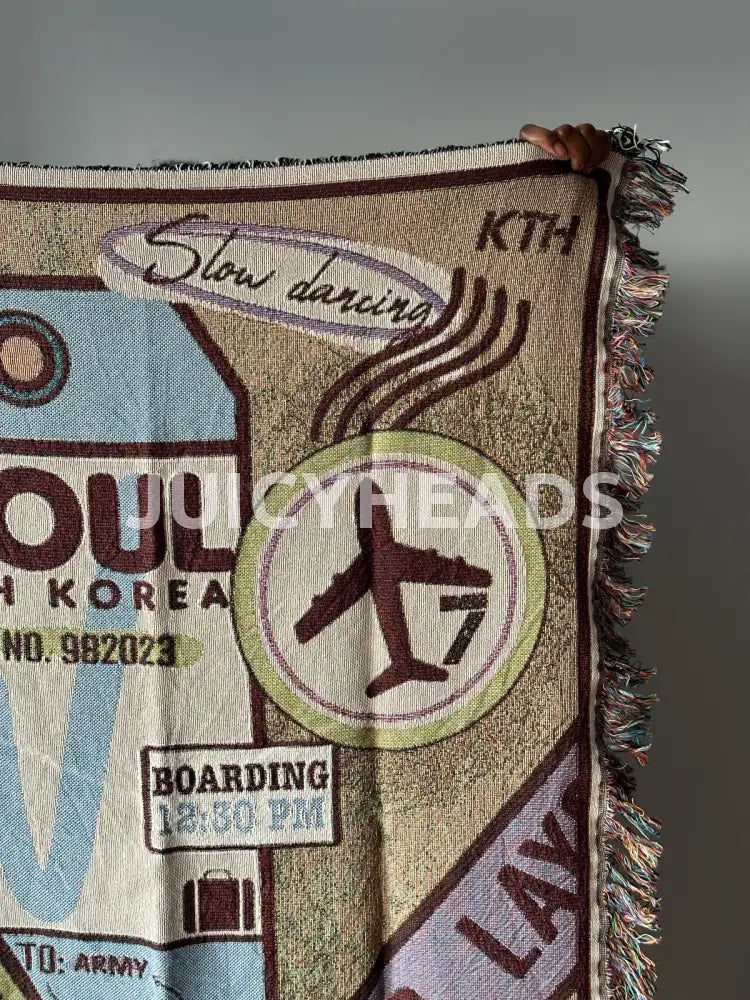 Layover Woven Blanket *Pre-Order* (Please Read Description Before Buying) Blankets