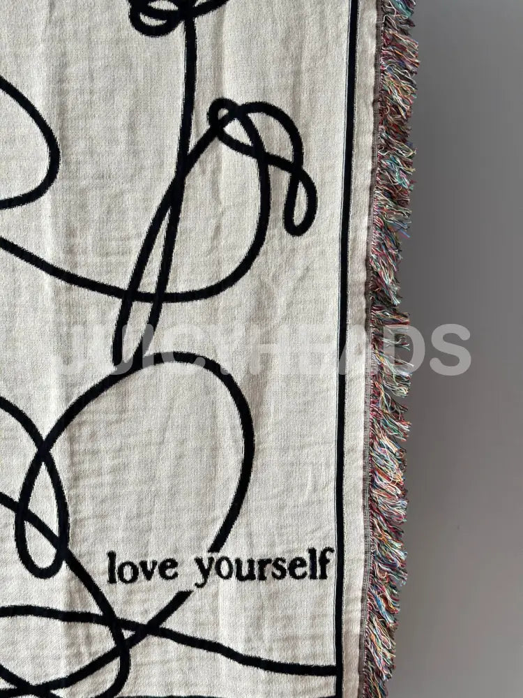 Love Yourself Woven Blanket *Pre - Order* Blankets