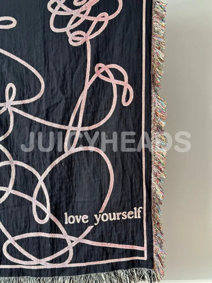 Love Yourself Woven Blanket *Pre - Order* Blankets
