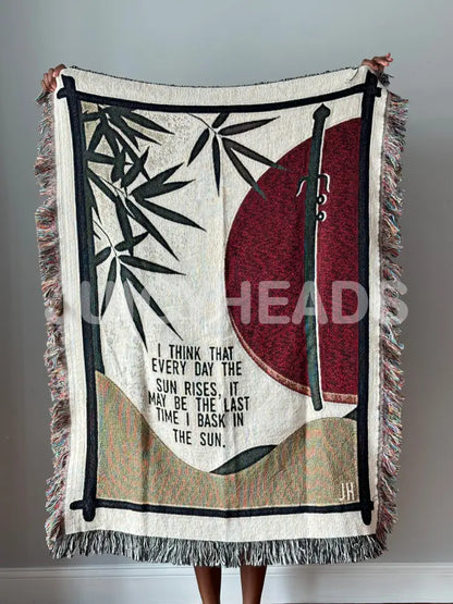Samurai Woven Blanket *Pre-Order* Blankets
