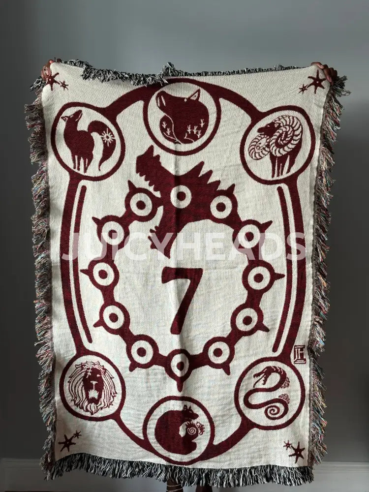 Seven Deadly Sins Woven Blanket *Pre-Order* (Please Read Description Before Buying) Blankets