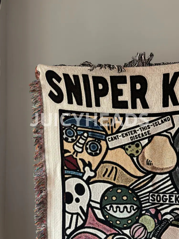 Sniper God Woven Blanket *Pre-Order* (Please Read Description Before Buying) Blankets