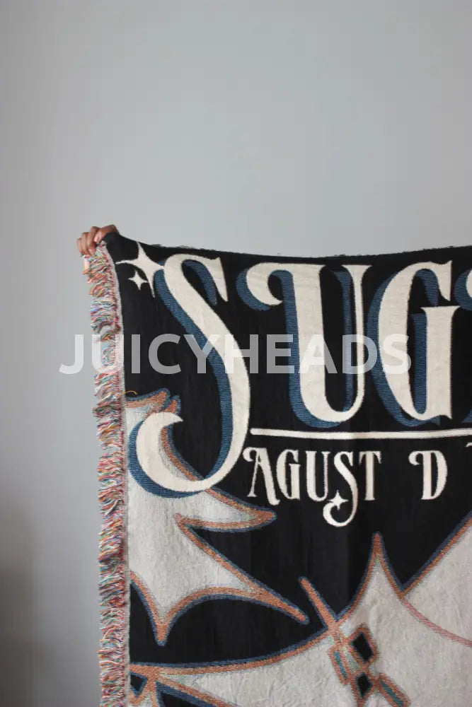 Suga Woven Blanket *Pre-Order* (Please Read Description Before Buying) Blankets