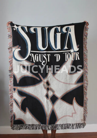 Suga Woven Blanket *Pre-Order* (Please Read Description Before Buying) Blankets