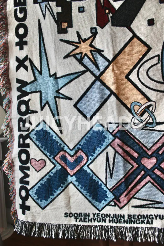 Txt Woven Blanket *Pre-Order* (Please Read Description Before Buying)