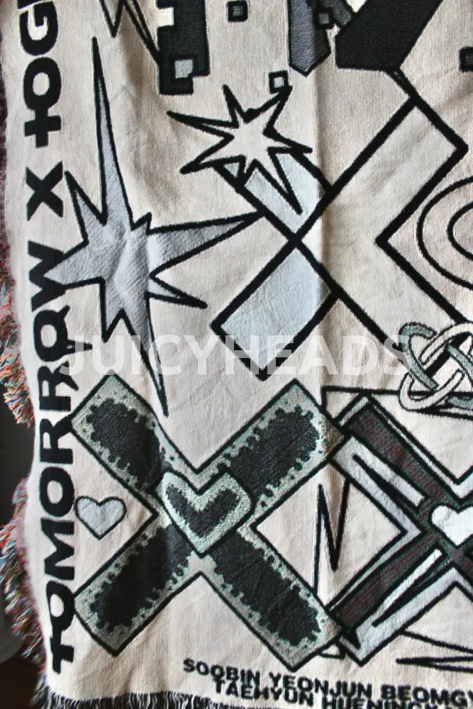 Txt Woven Blanket *Pre-Order* (Please Read Description Before Buying)