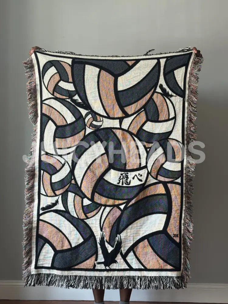 Volleyball Teams Woven Blanket *PRE-ORDER* Orange 37” x 52’’ (size 1) Blankets