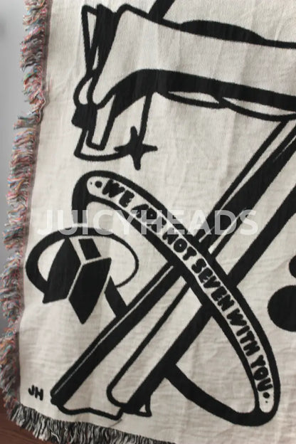 Woven Cyber Bangtan Studios Bts *Pre-Order* (Please Read Description Before Buying) Blankets