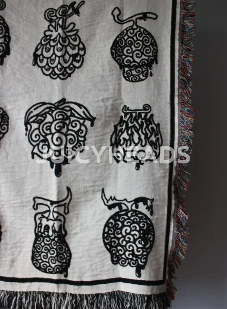 Woven Devil Fruit Blanket *Pre-Order* (Please Read Description Before Buying)