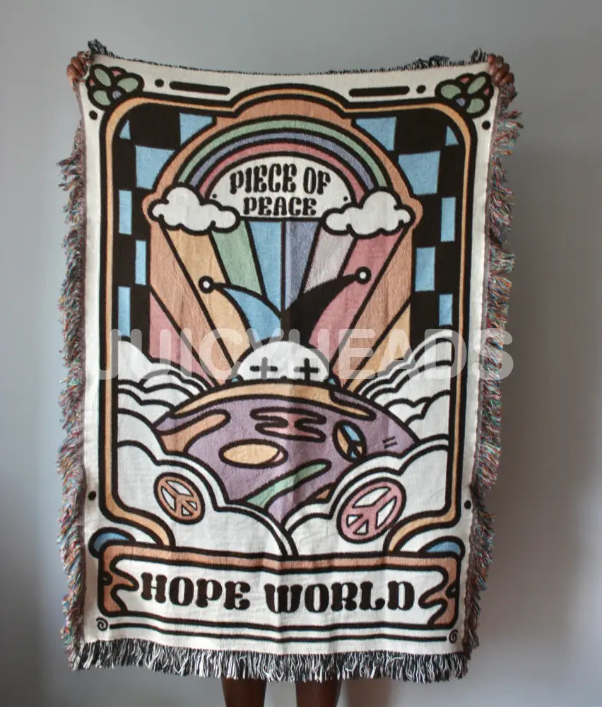 Woven Hope World Blanket *Pre-Order* (Please Read Description Before Buying)