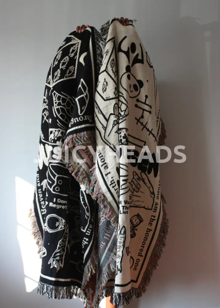 Woven Jjk Blanket *Pre-Order* (Please Read Description Before Buying)