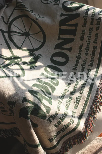 Woven Namjooning Blanket *Pre-Order* (Please Read Description Before Buying)