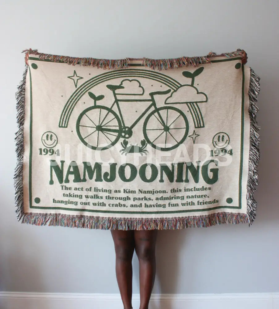 Woven Namjooning Blanket *Pre-Order* (Please Read Description Before Buying)