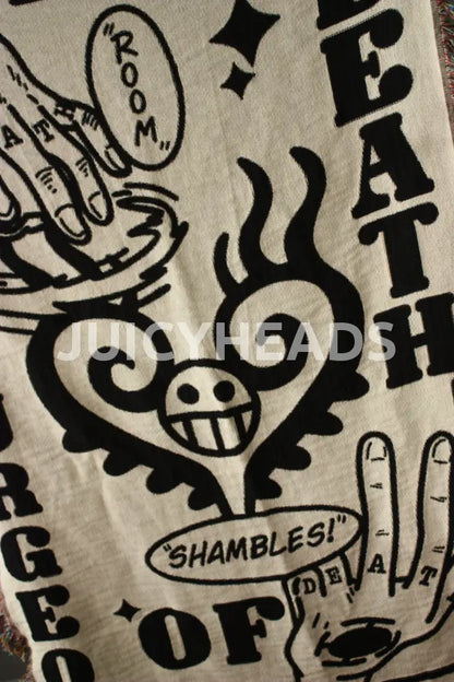 Woven Surgeon Of Death *Pre-Order* (Please Read Description Before Buying) Blankets