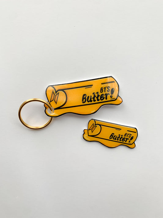 Butter Pin & Keychain